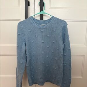 Lucky Brand Light Blue Textured Sweater